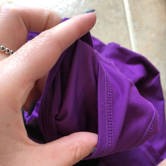 Lucy Purple Leggings with Mesh Detail at Ankle Size XS Lucy Tech workout active - Picture 2 of 5